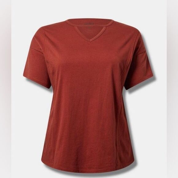 NWT Torrid Heritage Cotton Choker Seamed Tee, Woman’s Size 4x - Picture 4 of 6